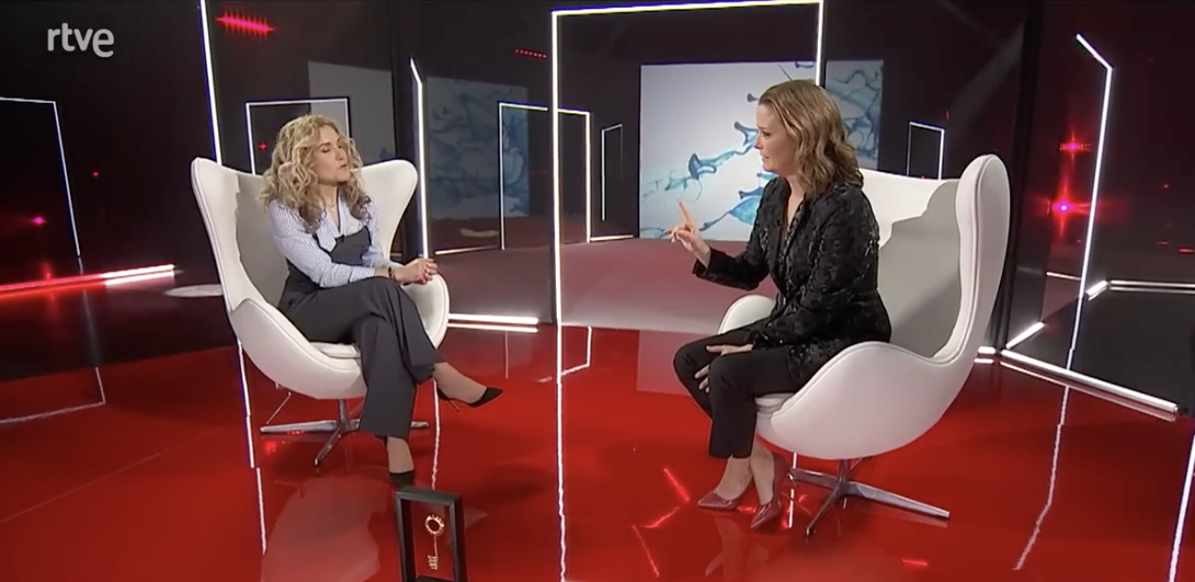 Silvia Congost entrevistada en RTVE