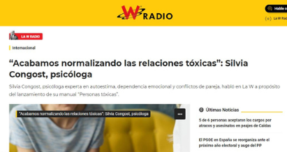 Silvia Congost WRadio Colombia